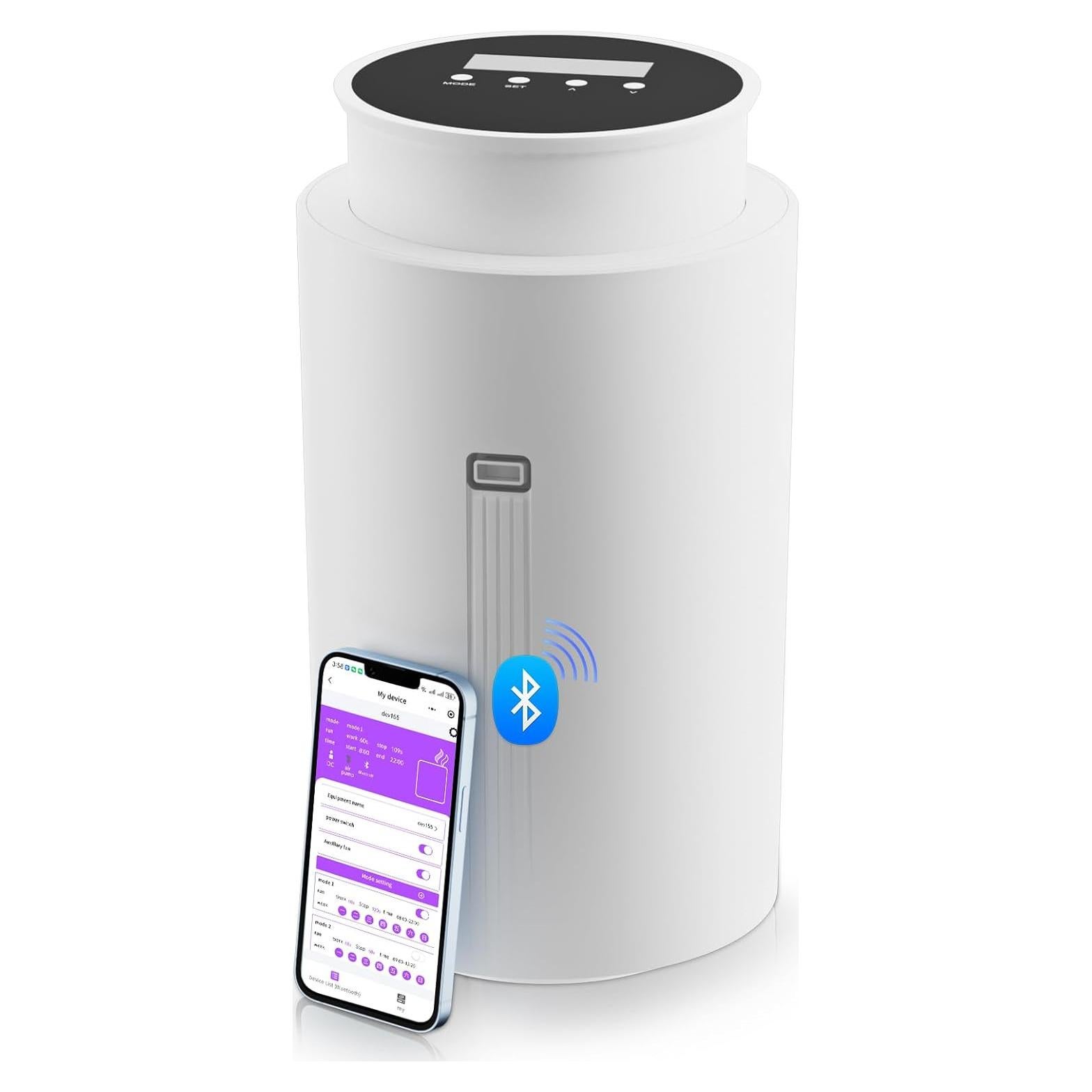 Difusor de Aromas Wankeer 400ml, Cobertura 139m², Control App