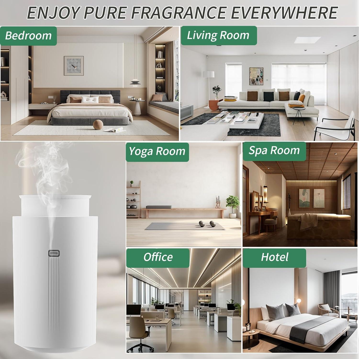 Difusor de Aromas Wankeer 400ml, Cobertura 139m², Control App