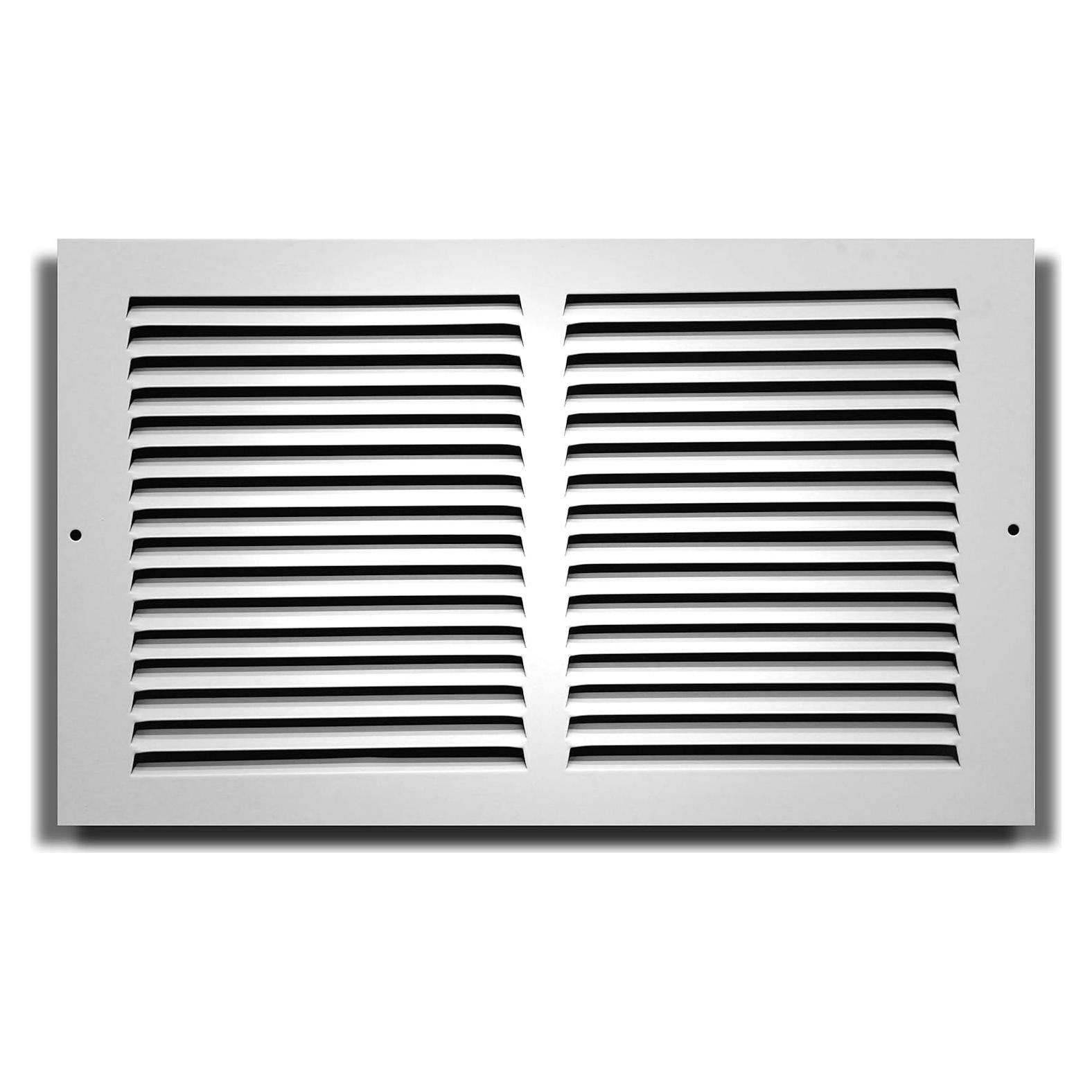 Rejilla de Retorno de Aire HVAC Premium 24 x 8 cm - Blanco