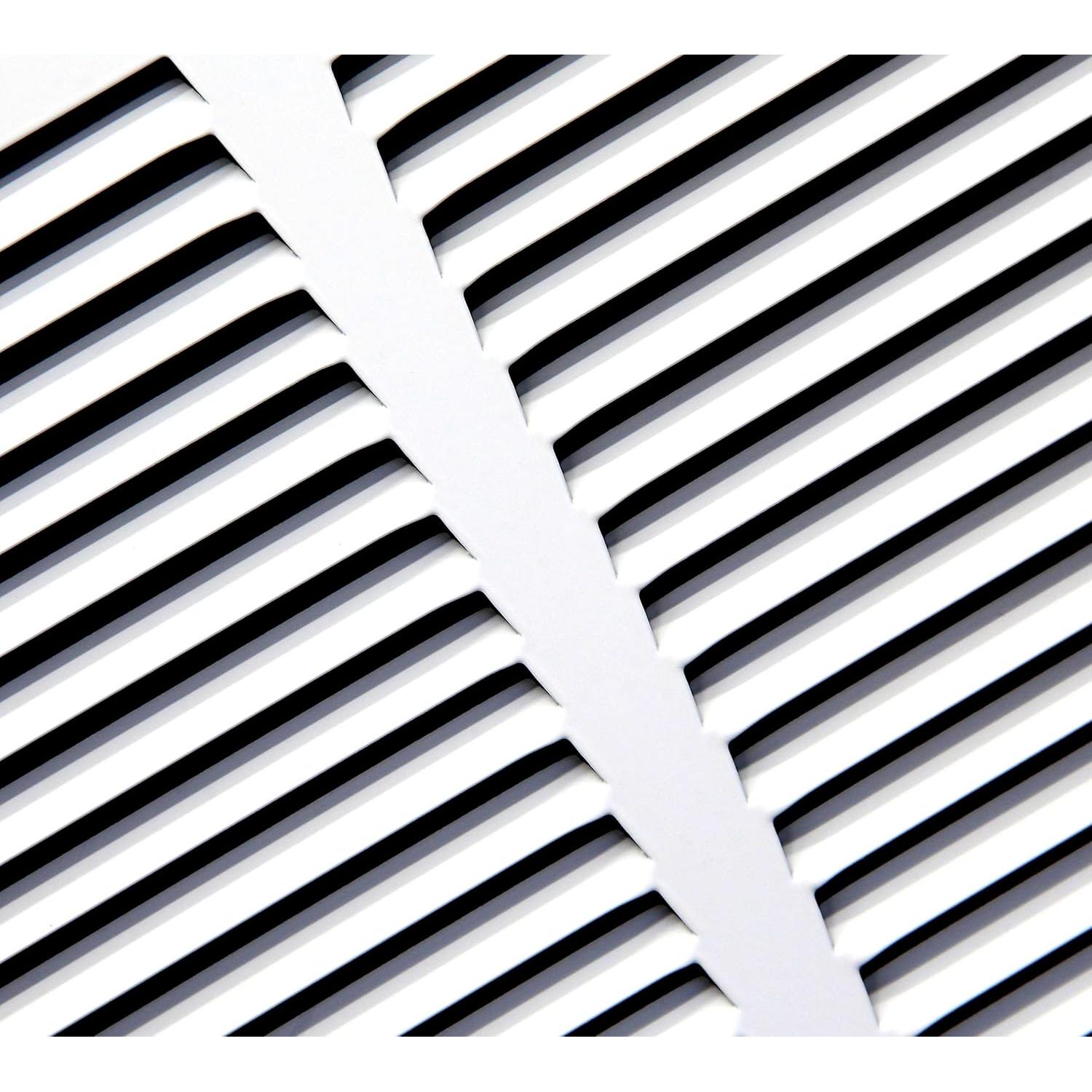 Rejilla de Retorno de Aire HVAC Premium 24 x 8 cm - Blanco