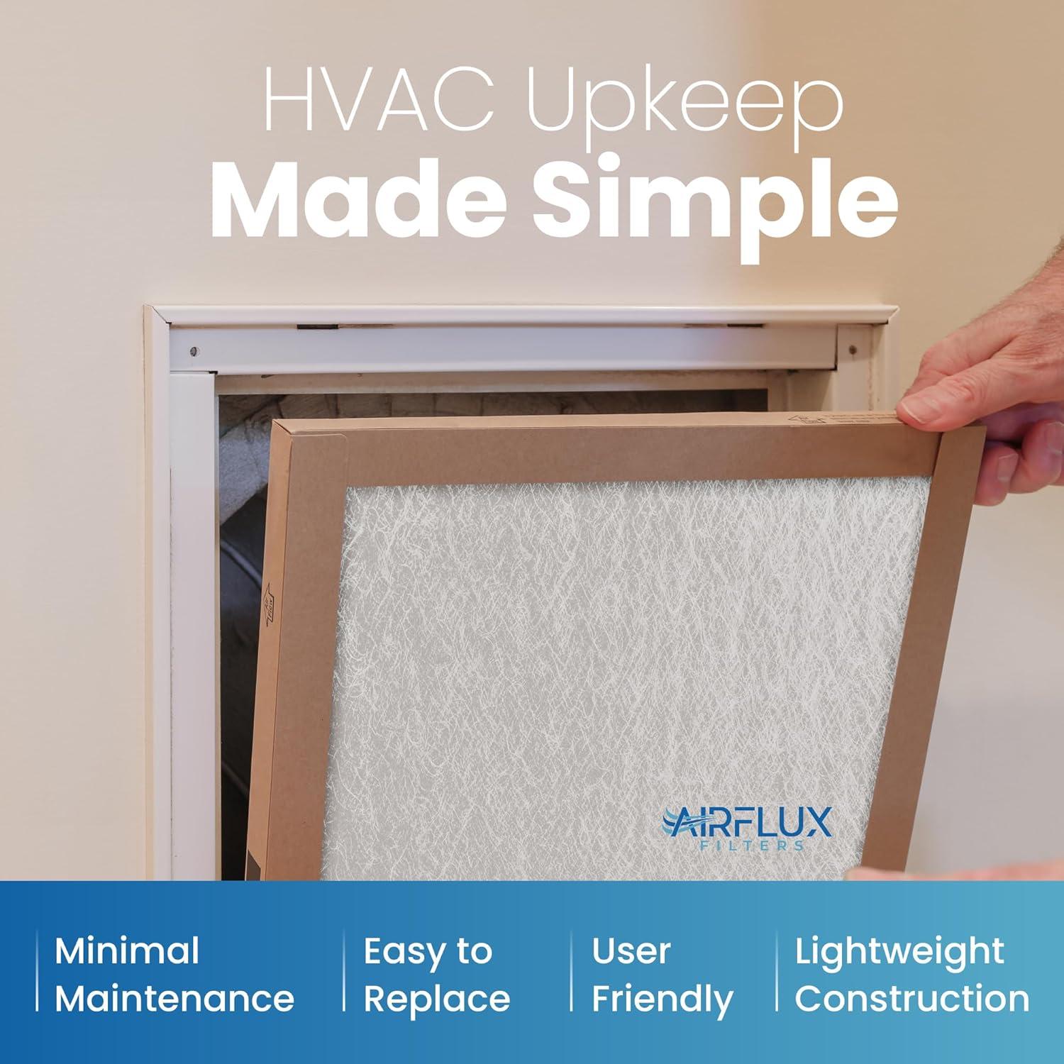 Filtro de Aire Fibra de Vidrio AirFlux 50x60x4.5 cm Paquete 12