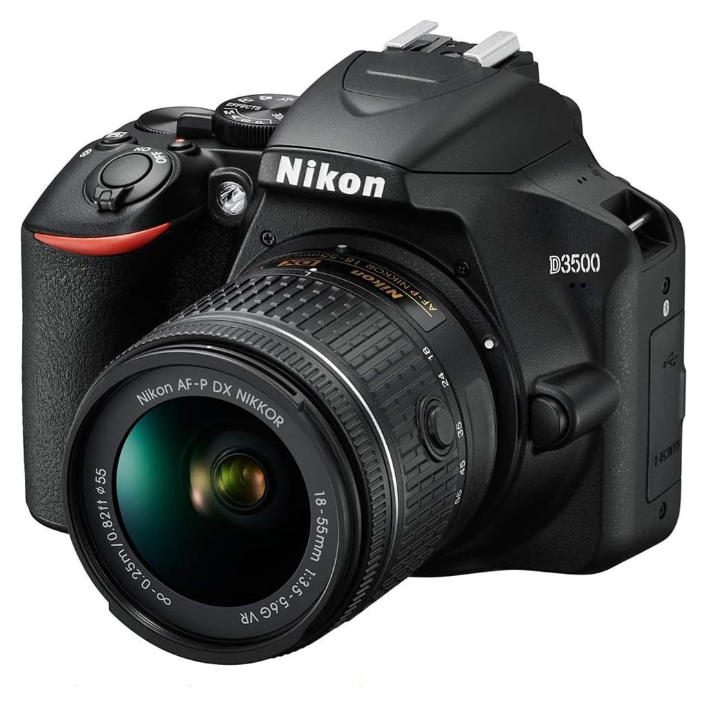 Cámara DSLR Nikon D3500 24.2MP con lente 18-55mm VR