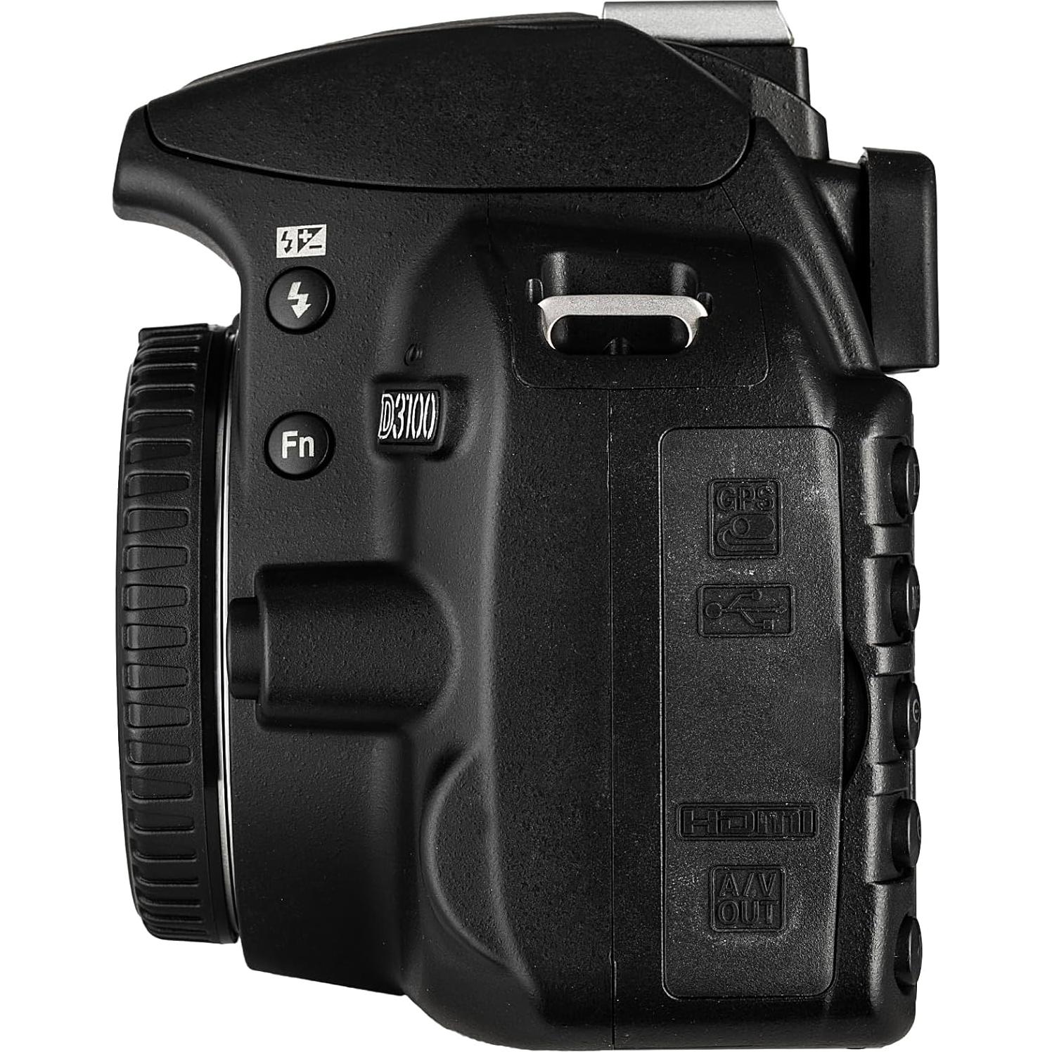 Cámara DSLR Nikon D3100 14.2MP con Lente 18-55mm VR