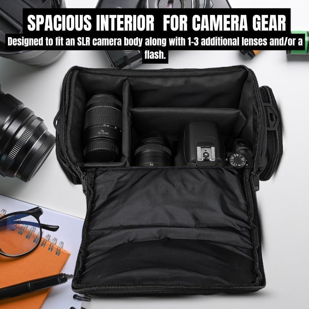 Bolsa de Transporte Acolchada Grande eCost para Cámara DSLR