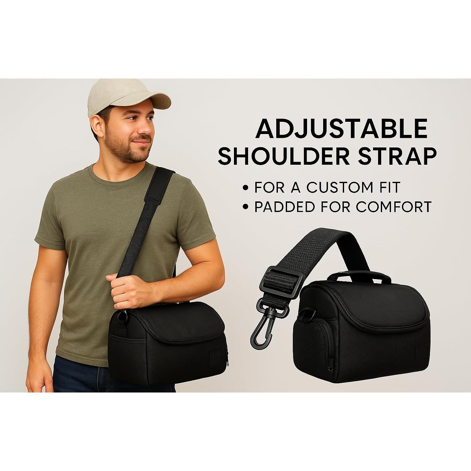 Bolsa de Transporte Acolchada Grande eCost para Cámara DSLR