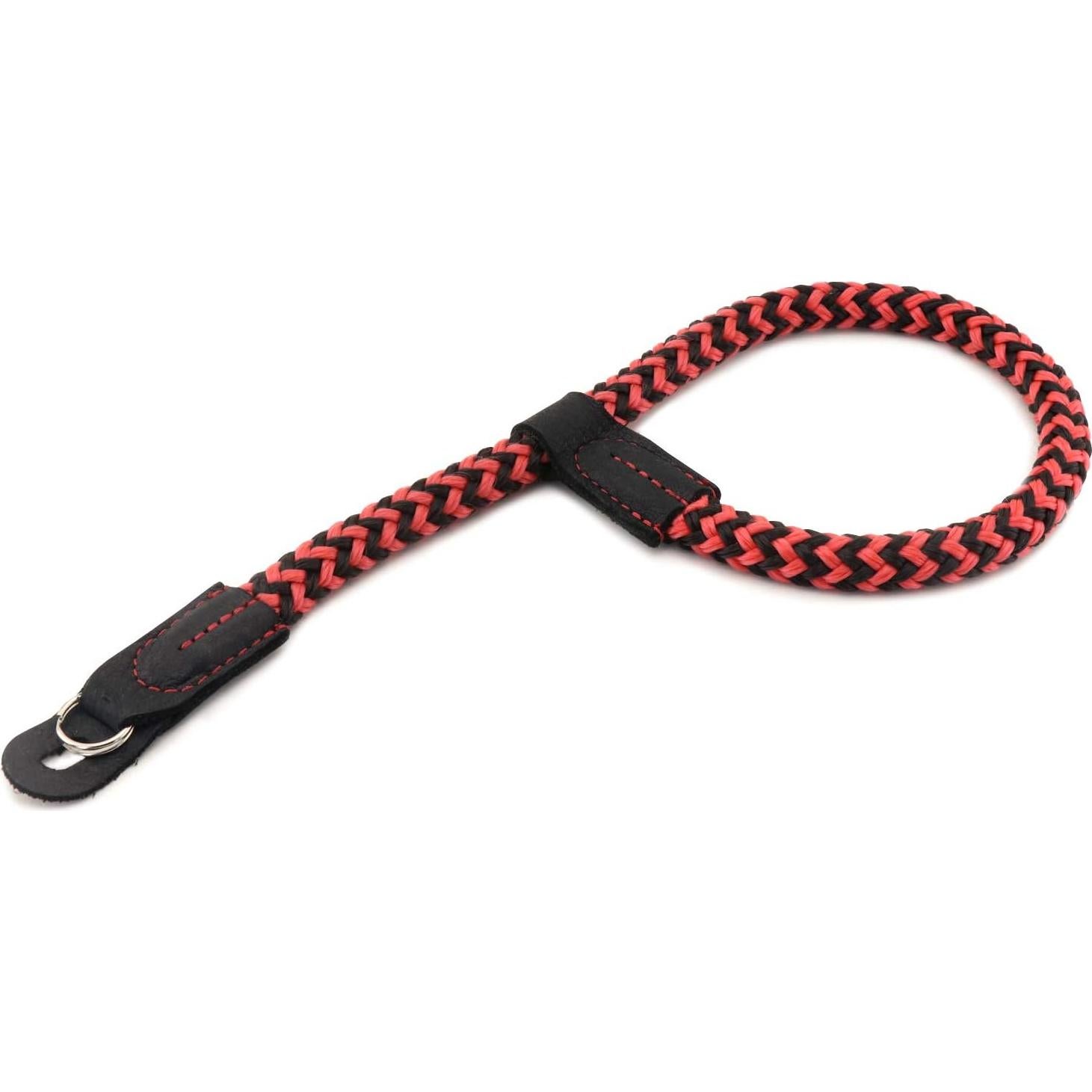 Correa de Muñeca MegaGear de Cuero y Algodón Roja - Compatible DSLR