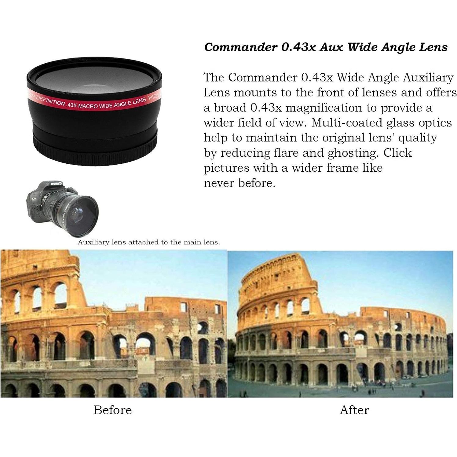 Cámara DSLR Canon EOS Rebel SL2 24.2MP + Lente 18-55mm + Accesorios