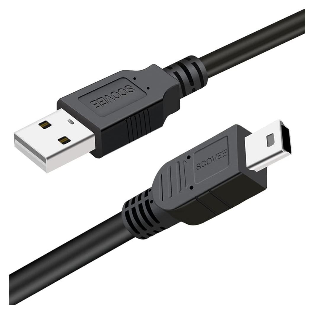 Cable USB Mini B 1.83 m SCOVEE para cámaras Canon DSLR y PowerShot