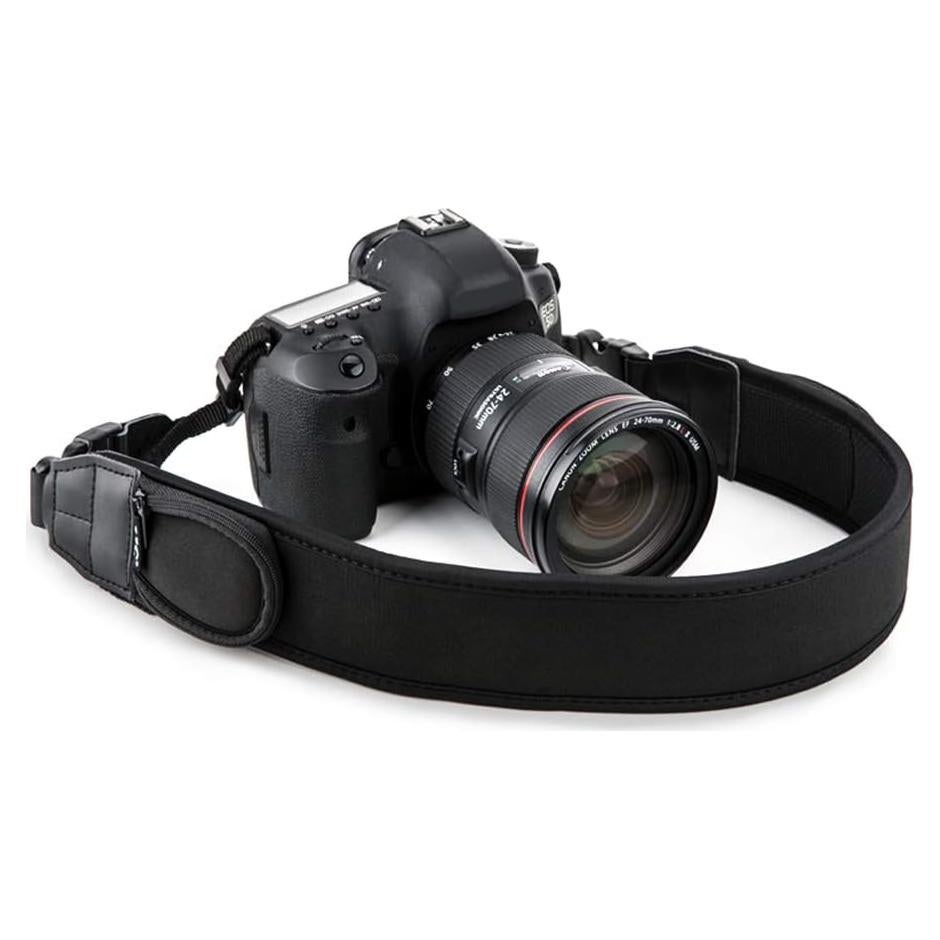 Correa para cámara DSLR JJC NS-Q2 Neopreno Ajustable con Bolsillos
