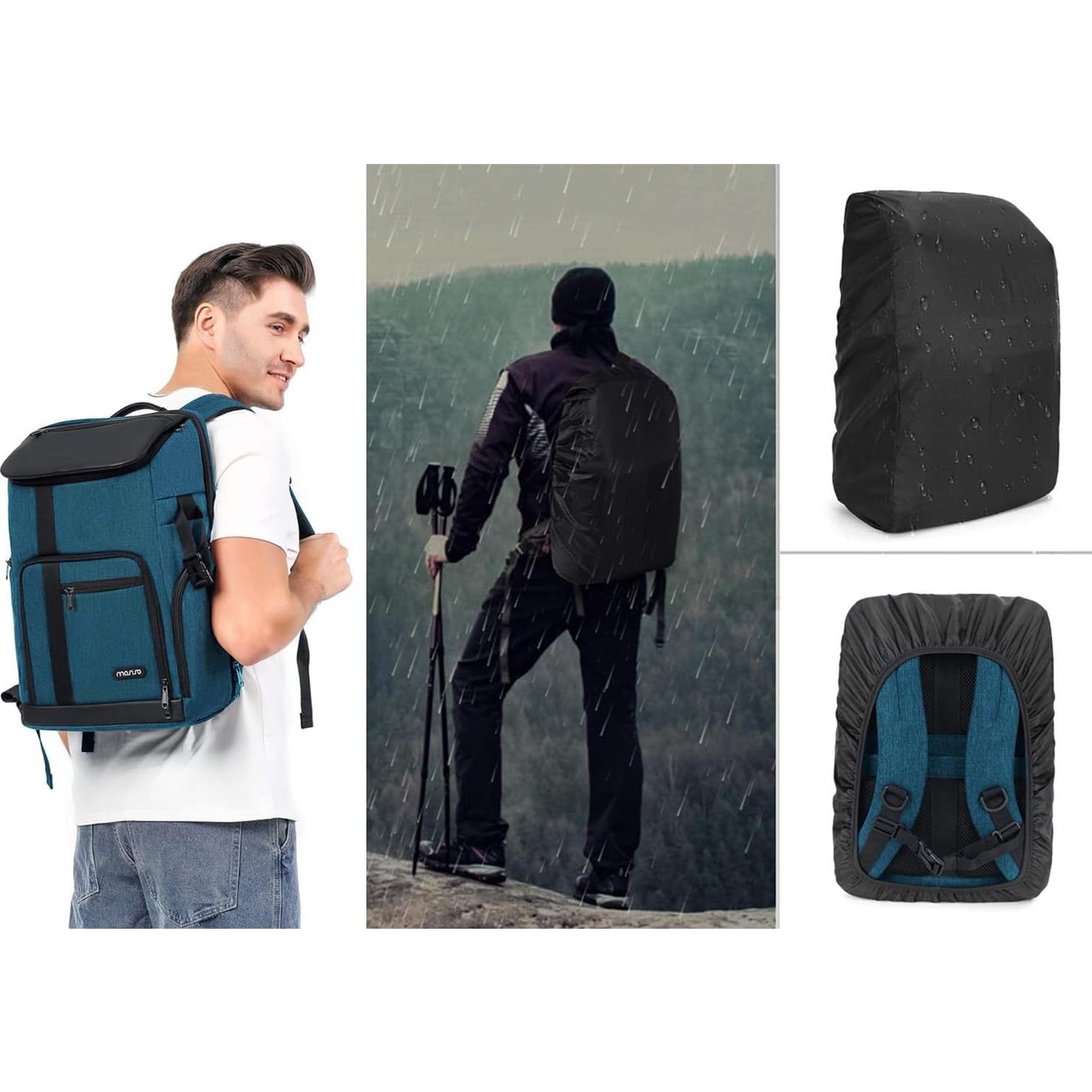 Mochila para cámara MOSISO 17.3" con soporte para trípode