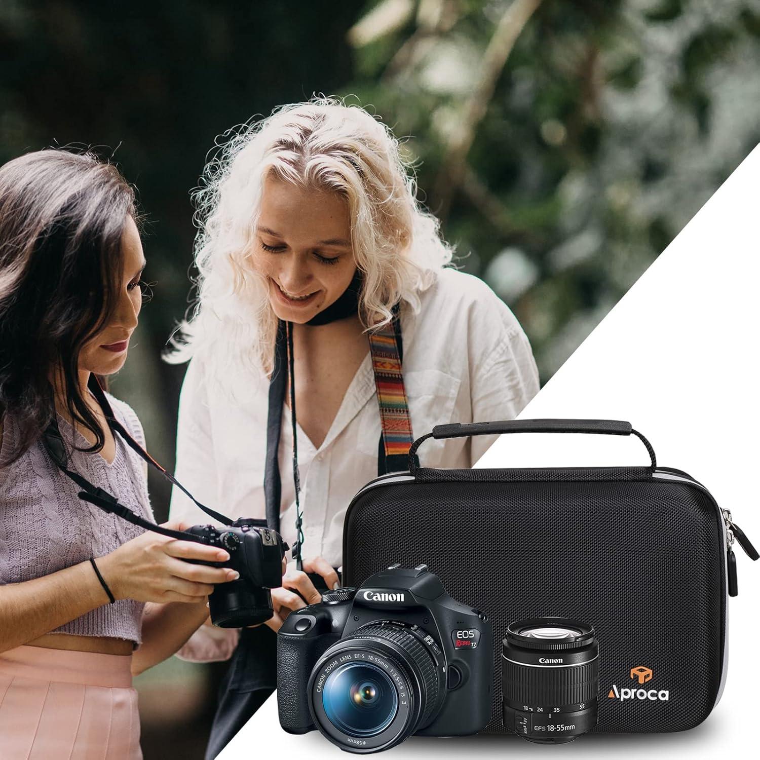 Funda de Almacenamiento Dura Aproca para Cámara DSLR Canon EOS Rebel T7