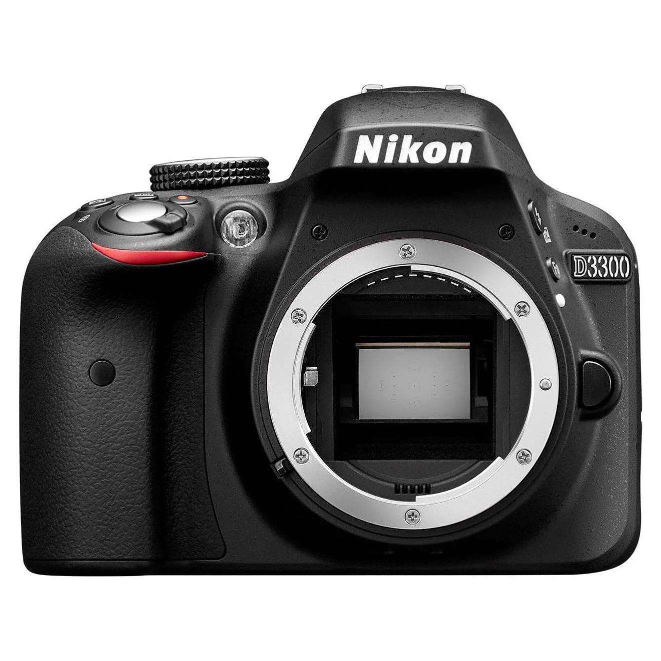 Cámara DSLR Nikon D3300 24.2 MP HD 1080p - Negro