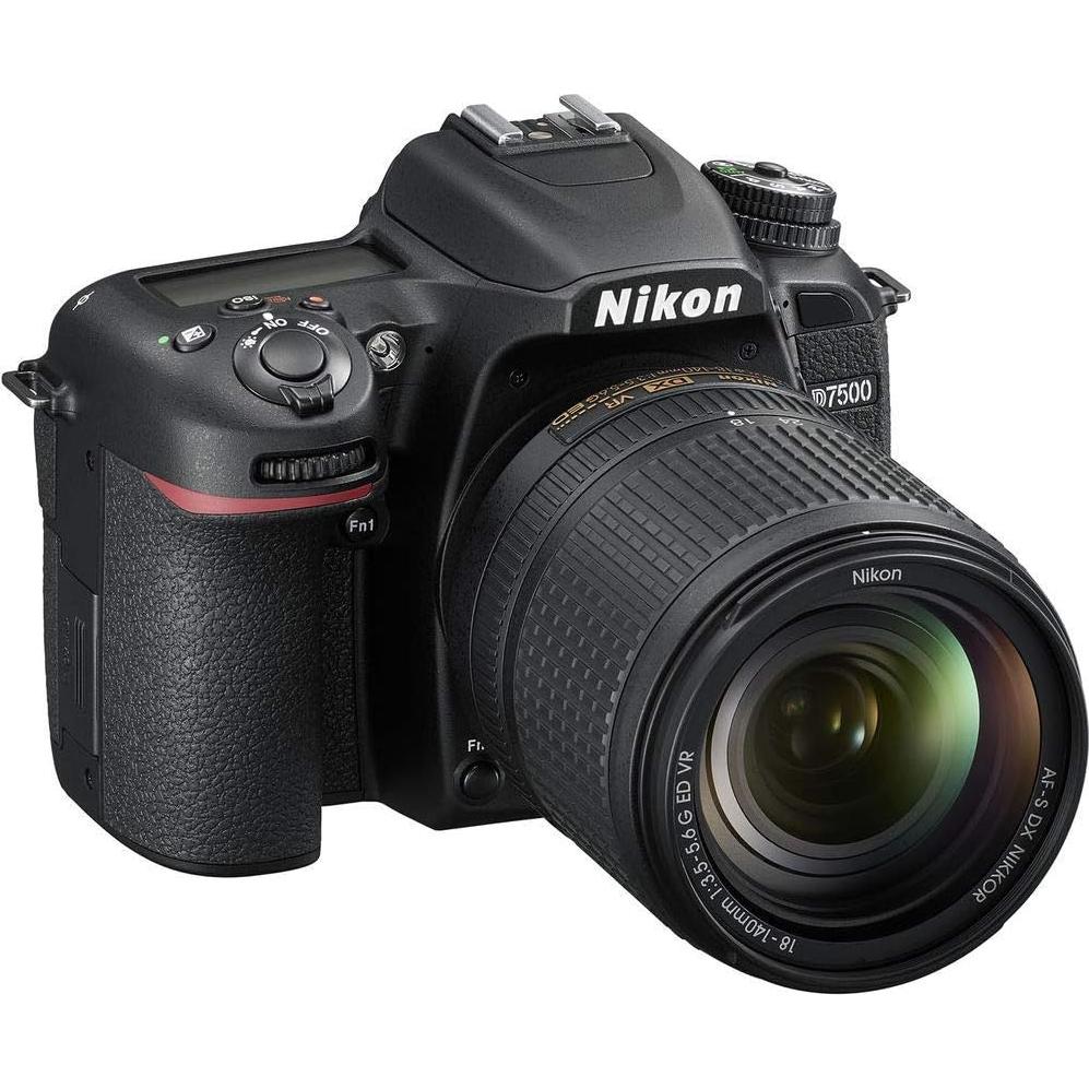 Cámara DSLR Nikon D7500 + Lente 18-140mm + Accesorios Pro