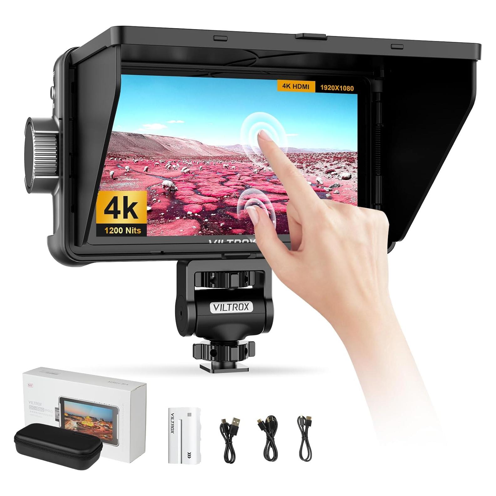 Monitor de Campo VILTROX DC-550 5.5" 4K Táctil HDMI