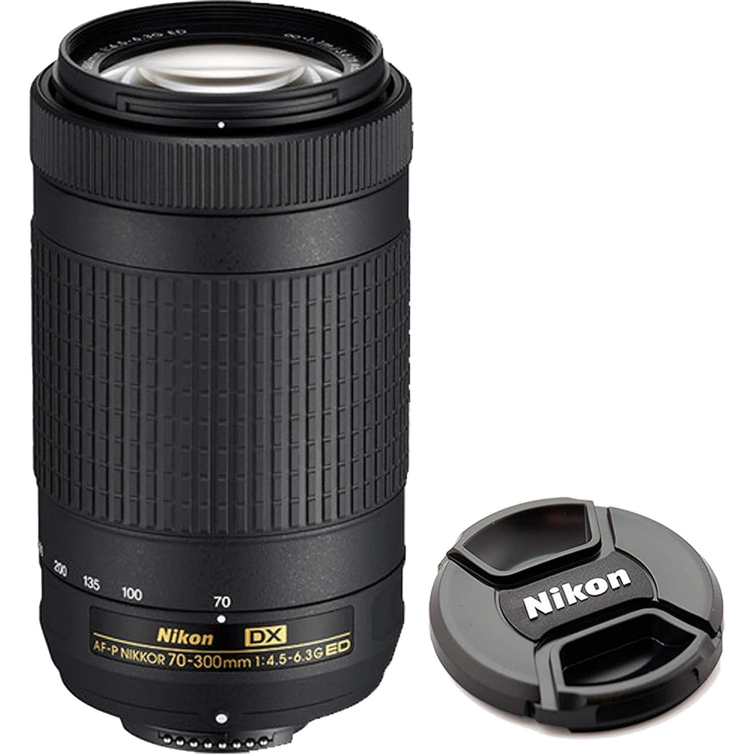 Cámara DSLR Nikon D5600 con Lentes 18-55mm y 70-300mm + Accesorios