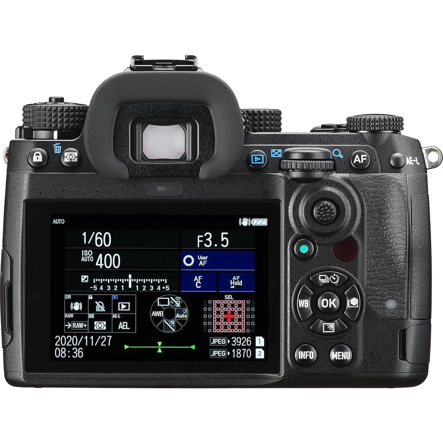 Cuerpo de Cámara DSLR Pentax K-3 Mark III Negro 25MP 4K