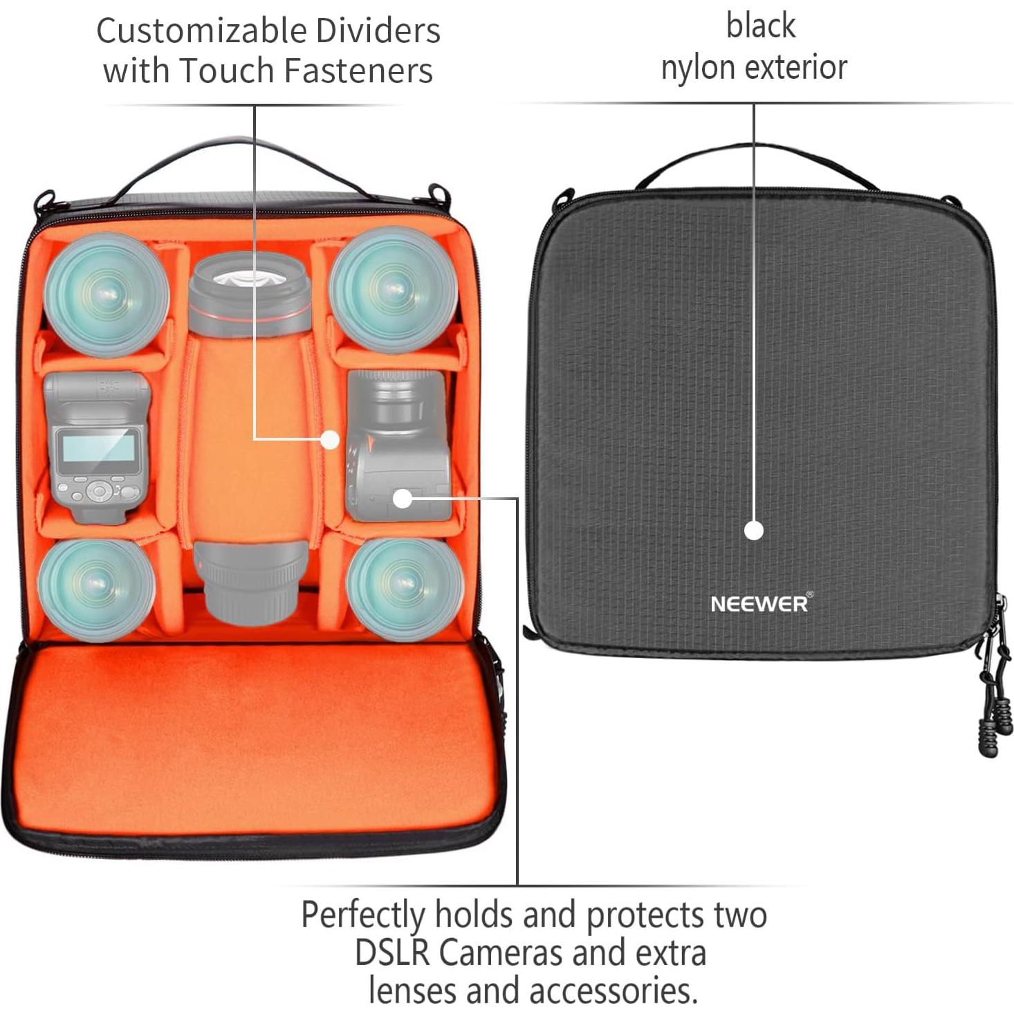 Funda Acolchada para Cámara Neewer 32.3x31.2x18.5 cm