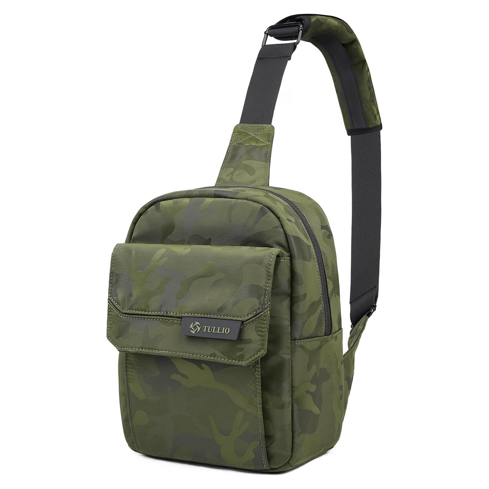 Bolsa de Cámara Sling TULLIO 5L Impermeable Verde Compacta