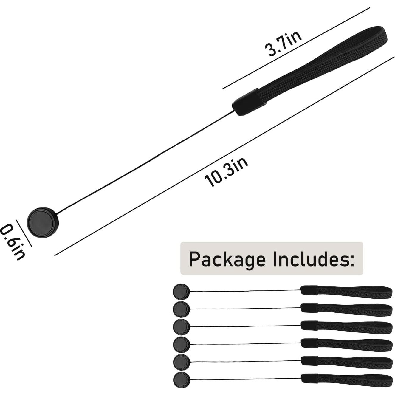 6 Sujeciones de Tapa de Lente QQM para Cámaras DSLR y Sin Espejo