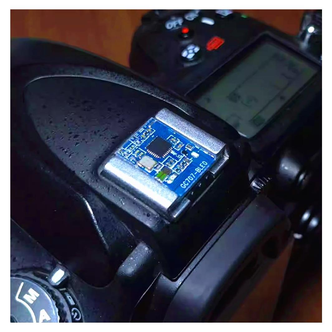 Cubierta de zapata caliente Tiansheng para cámaras DSLR/SRL - Placa de circuito azul