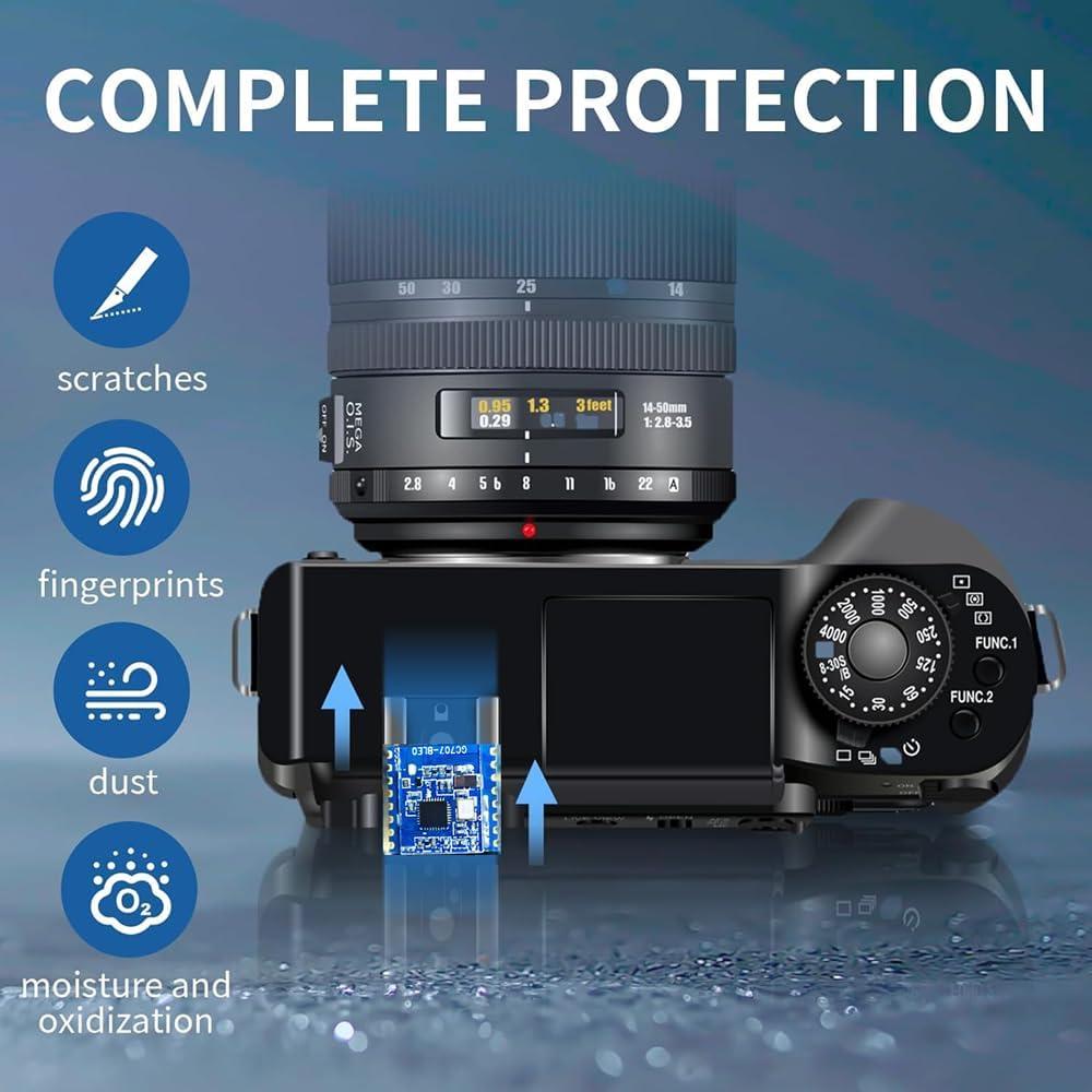 Cubierta de zapata caliente Tiansheng para cámaras DSLR/SRL - Placa de circuito azul