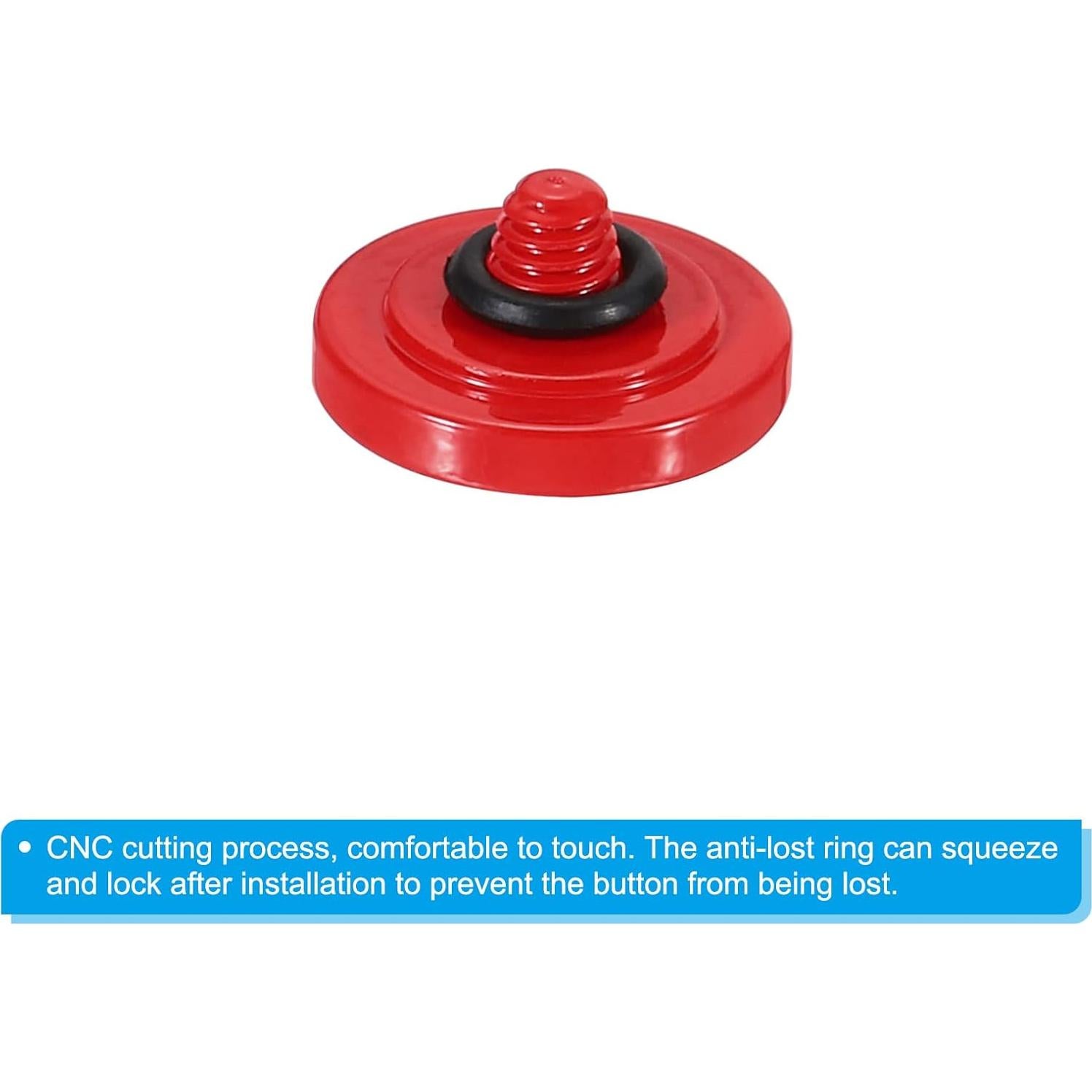 Botón de Disparo PATIKIL para Cámaras DSLR Rojo - Paquete de 4