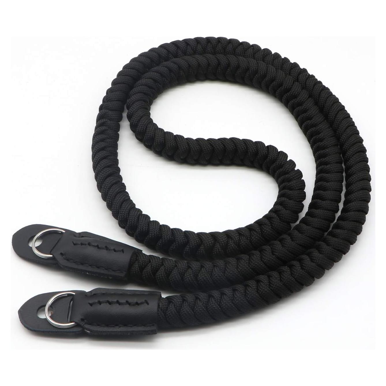 Correa de Hombro para Cámara HITHUT 105 cm Negra Paracord