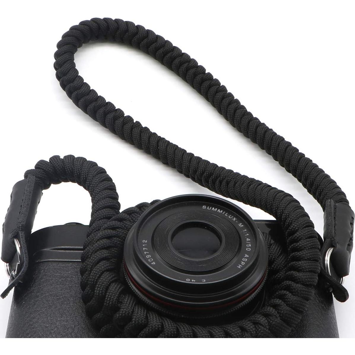 Correa de Hombro para Cámara HITHUT 105 cm Negra Paracord