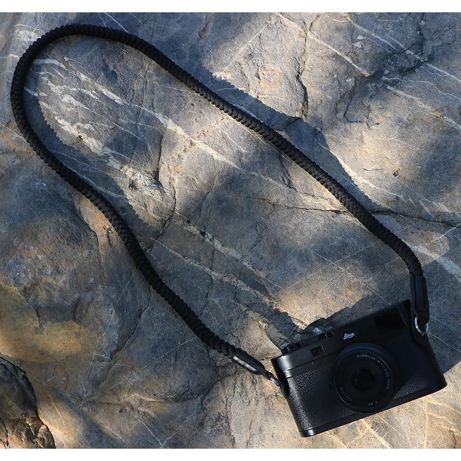 Correa de Hombro para Cámara HITHUT 105 cm Negra Paracord