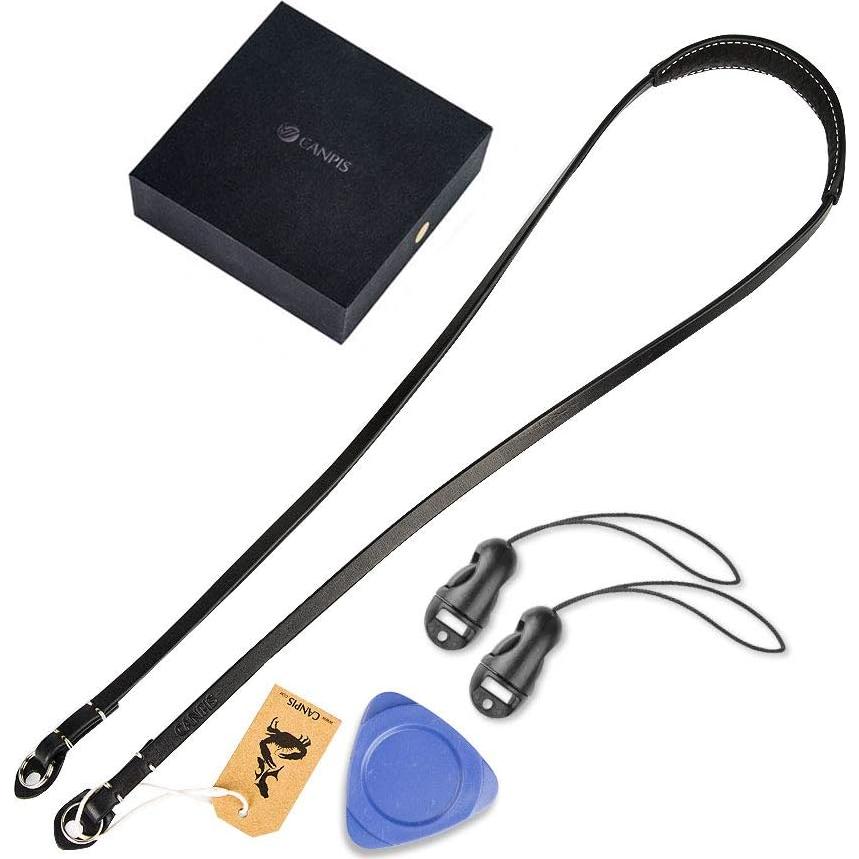 Correa de Cuero para Cámara CANPIS CP005 Negro 108cm