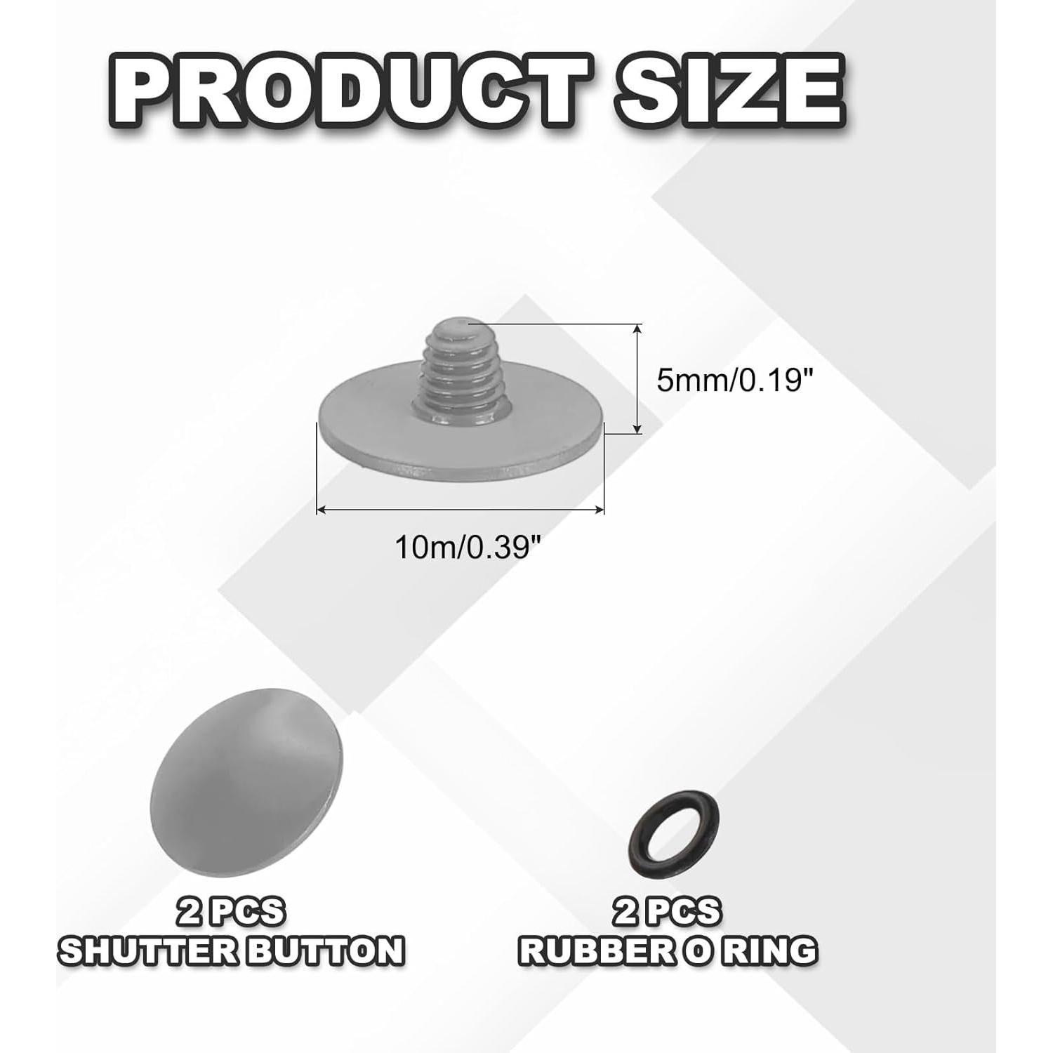 Botón de obturador PATIKIL para cámaras Nikon y Fujifilm, 2 unidades
