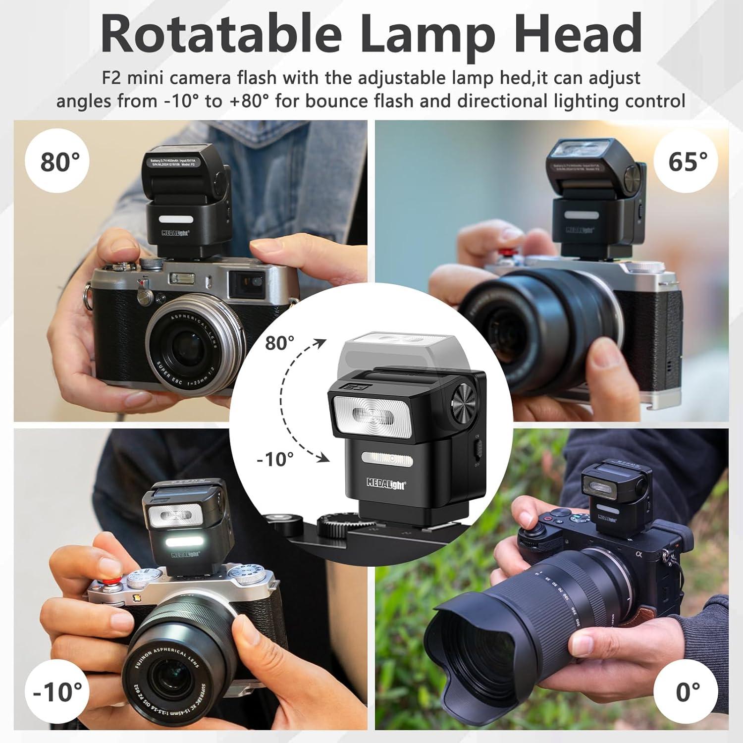 Flash Inalámbrico MEDALight F2 para Canon/Sony/Fuji/Nikon