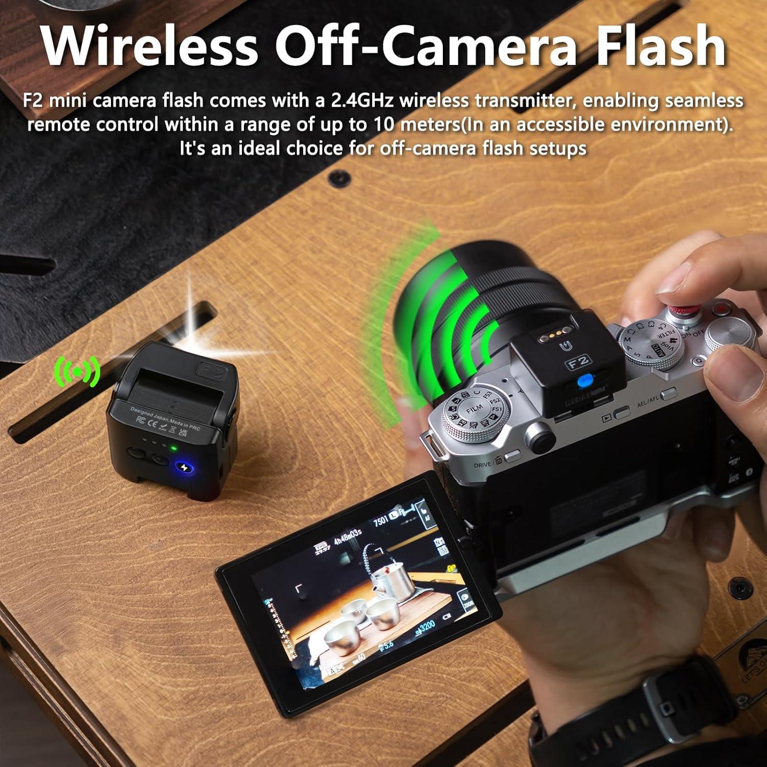 Flash Inalámbrico MEDALight F2 para Canon/Sony/Fuji/Nikon