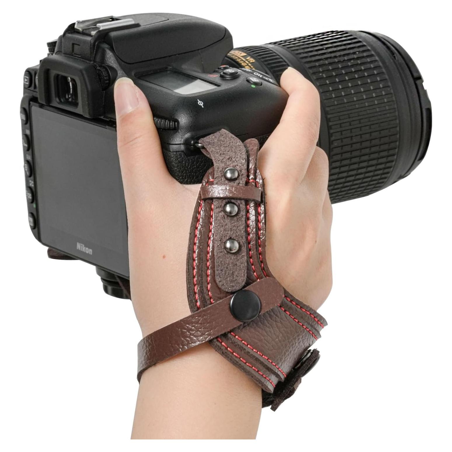 Correa de Mano para Cámara Acolchada Canon Nikon Sony Fujifilm