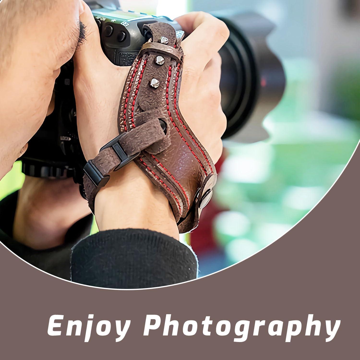 Correa de Mano para Cámara Acolchada Canon Nikon Sony Fujifilm