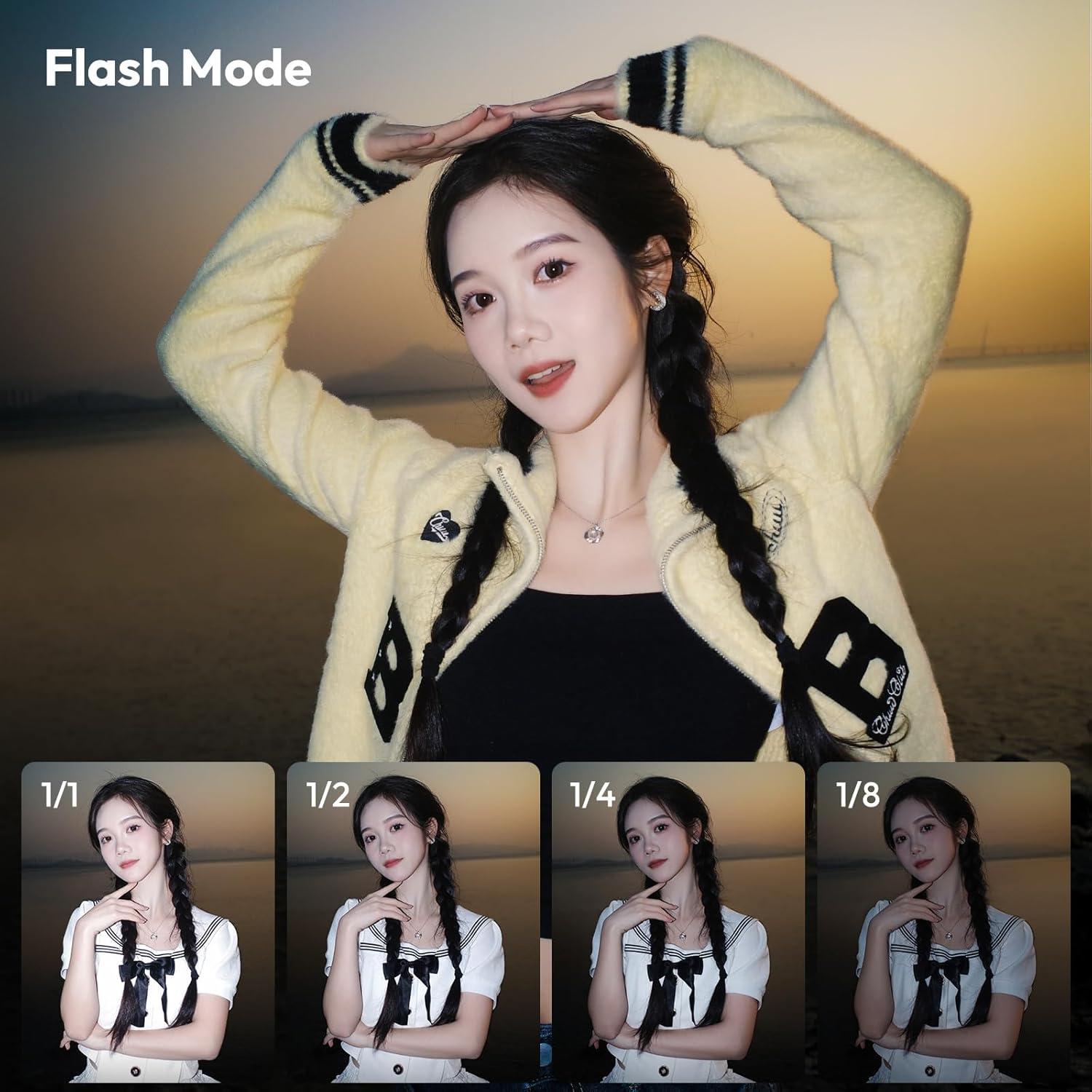 Flash Mini ULANZI SL02 con Luz de Video GN8 6500K