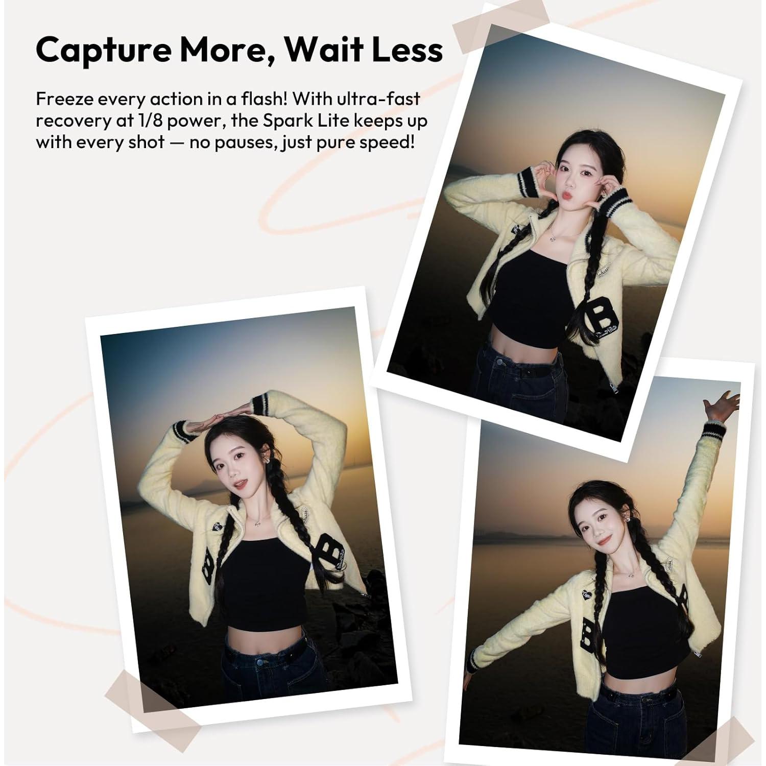 Flash Mini ULANZI SL02 con Luz de Video GN8 6500K