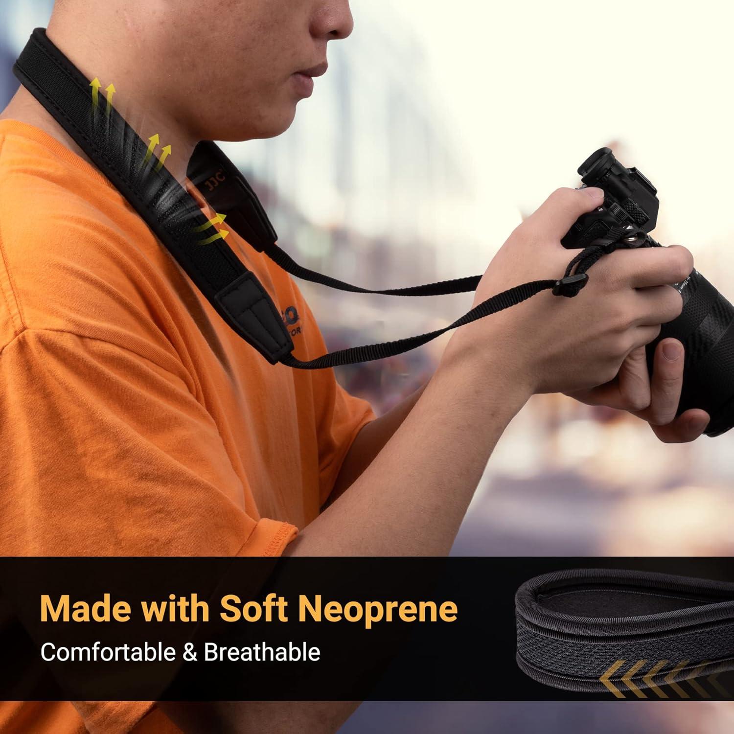 Correa para Cámara Sin Espejo JJC NS-M1BK Ajustable Negro