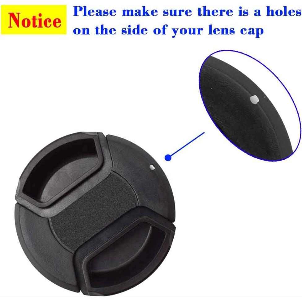 Paquete de 5 Sujetadores de Tapas de Lente ULBTER para DSLR