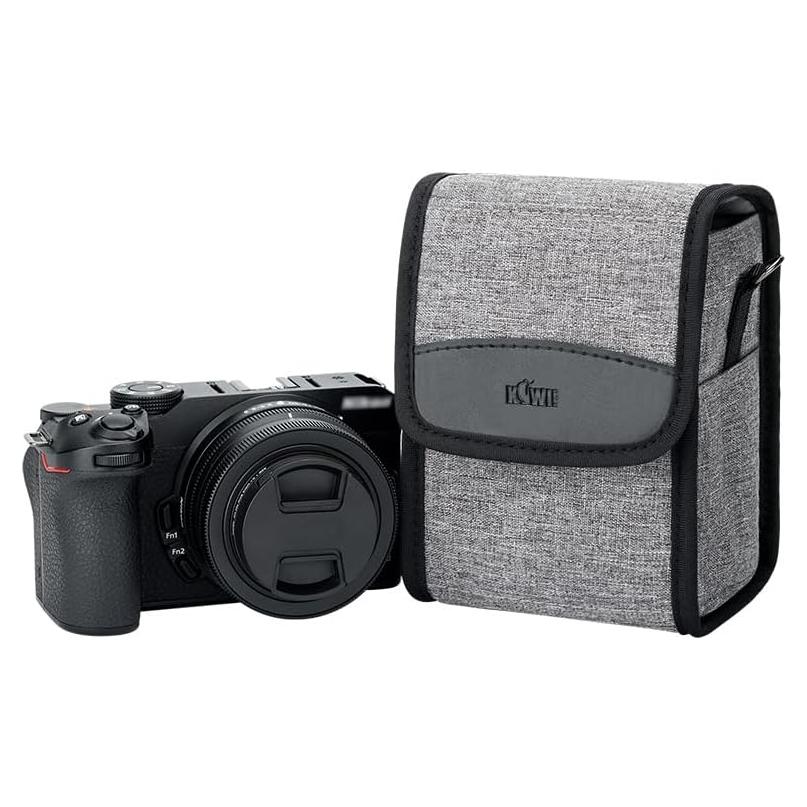 Bolsa de Viaje KIWIFOTOS para Cámara Compacta Gris 150x90x90mm