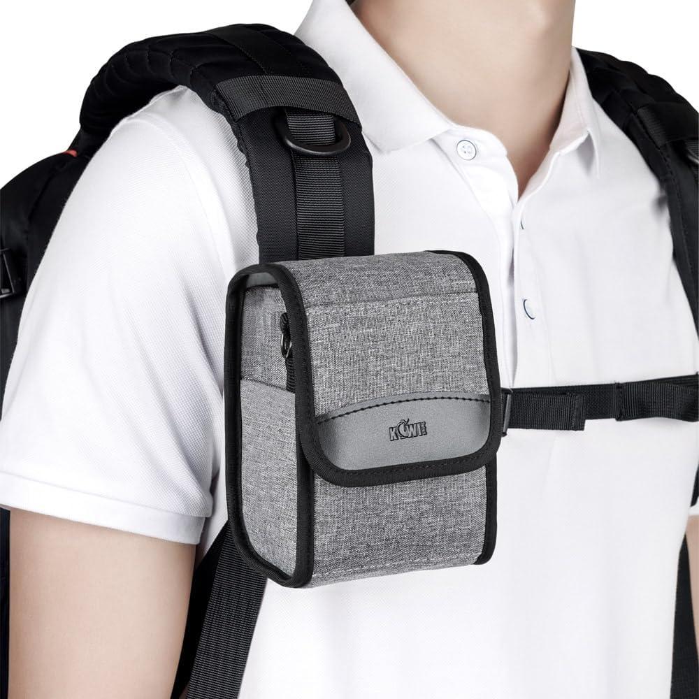 Bolsa de Viaje KIWIFOTOS para Cámara Compacta Gris 150x90x90mm