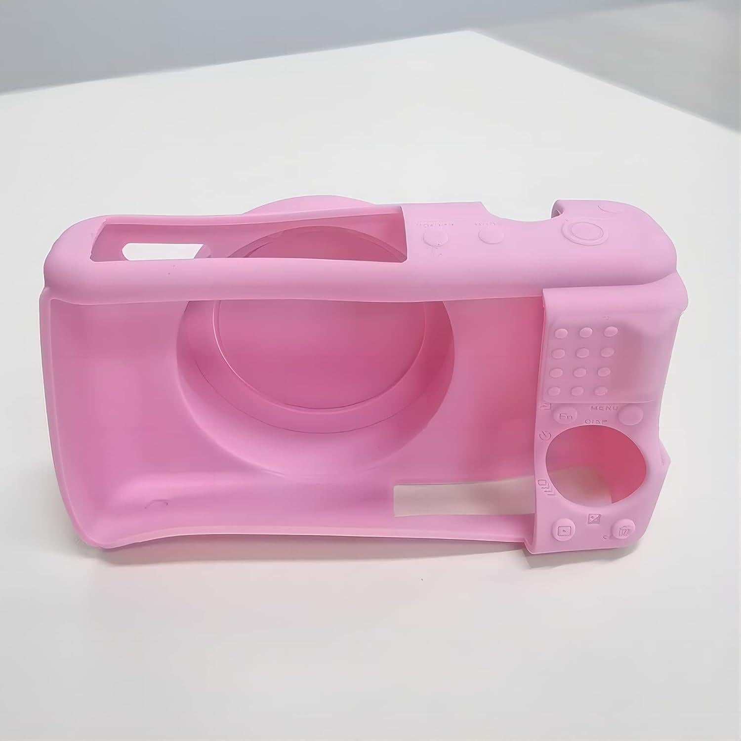Funda Protectora de Silicona para Cámara Sony ZV-1 Rosa