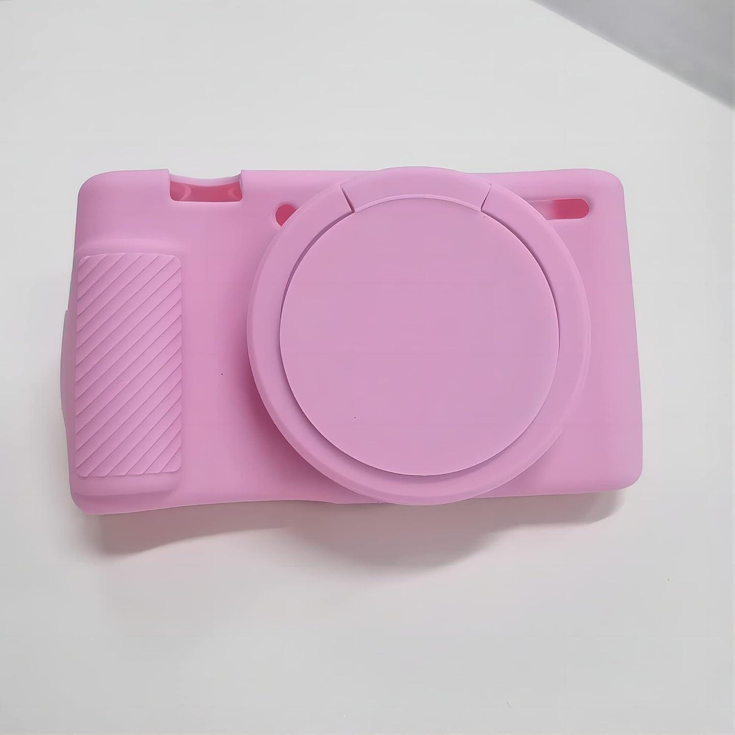Funda Protectora de Silicona para Cámara Sony ZV-1 Rosa