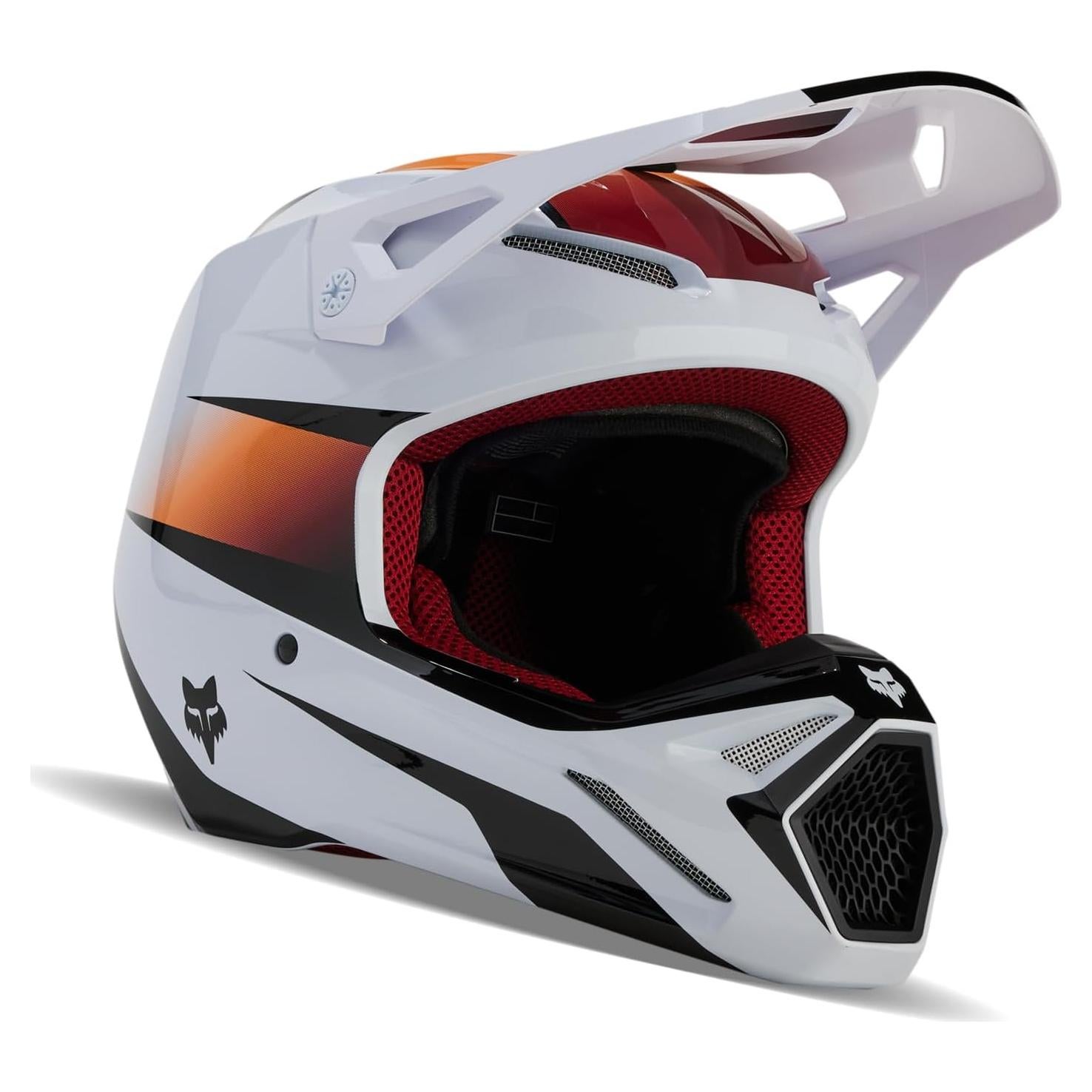 Casco de Motocross Fox Racing V1 Negro/Azul 2X Mips