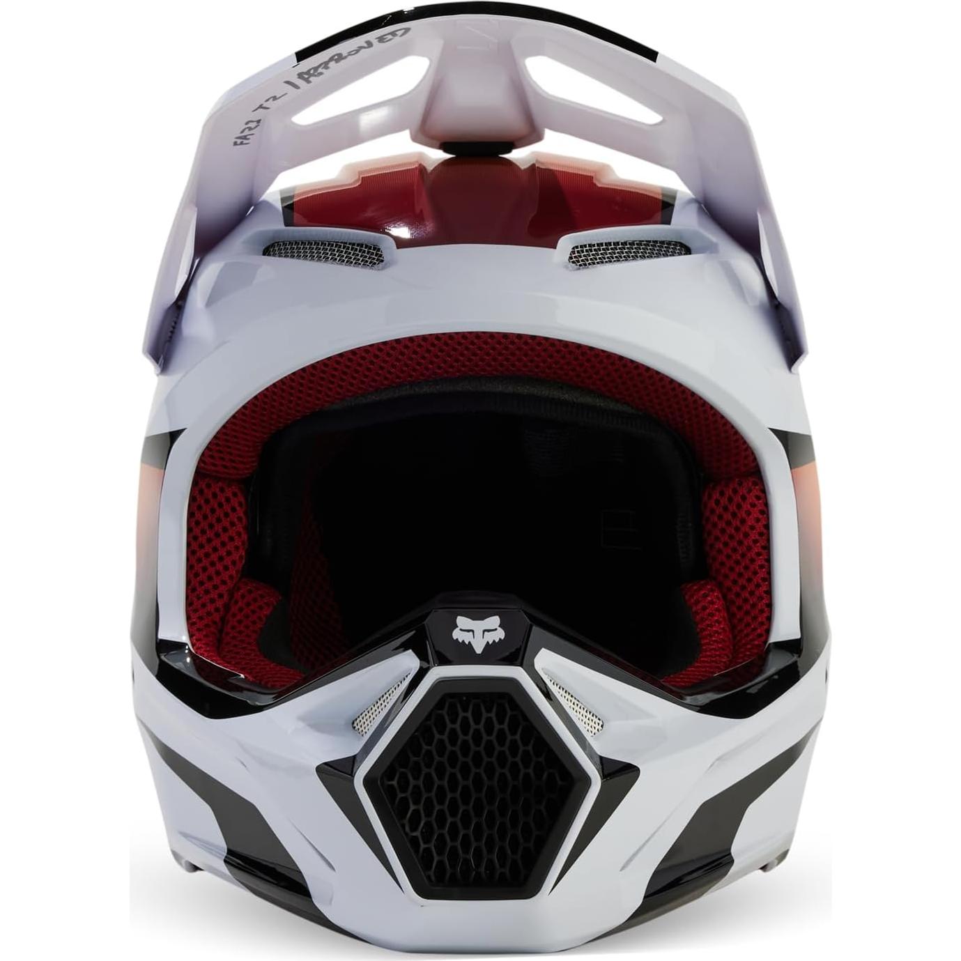 Casco de Motocross Fox Racing V1 Negro/Azul 2X Mips