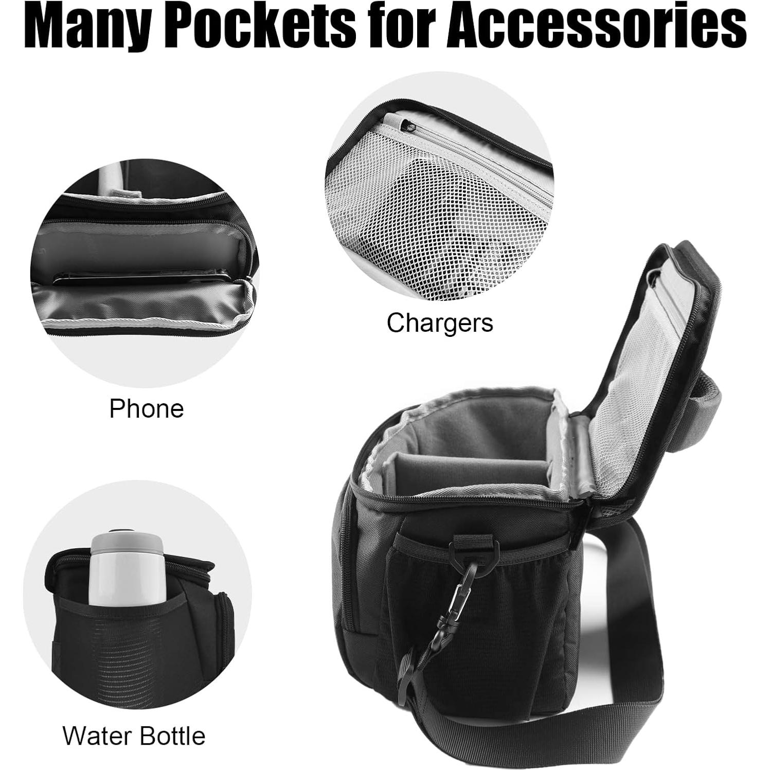 Bolsa de cámara cruzada Cwatcun impermeable para DSLR y SLR