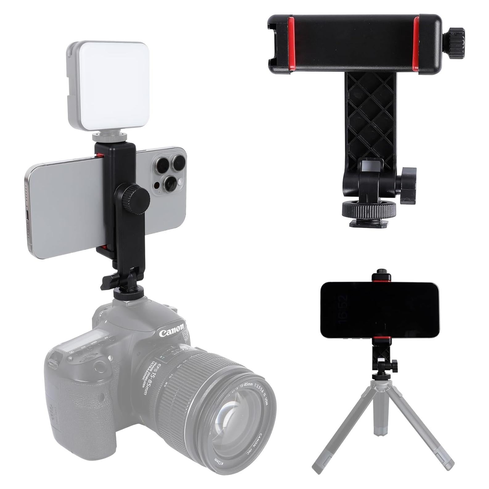 Adaptador de Montaje para Trípode de Teléfono Shenzhen R6-Rojo