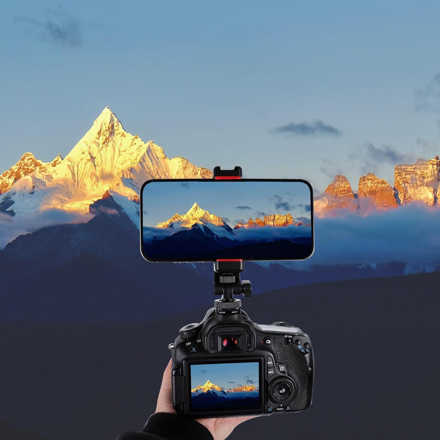 Adaptador de Montaje para Trípode de Teléfono Shenzhen R6-Rojo