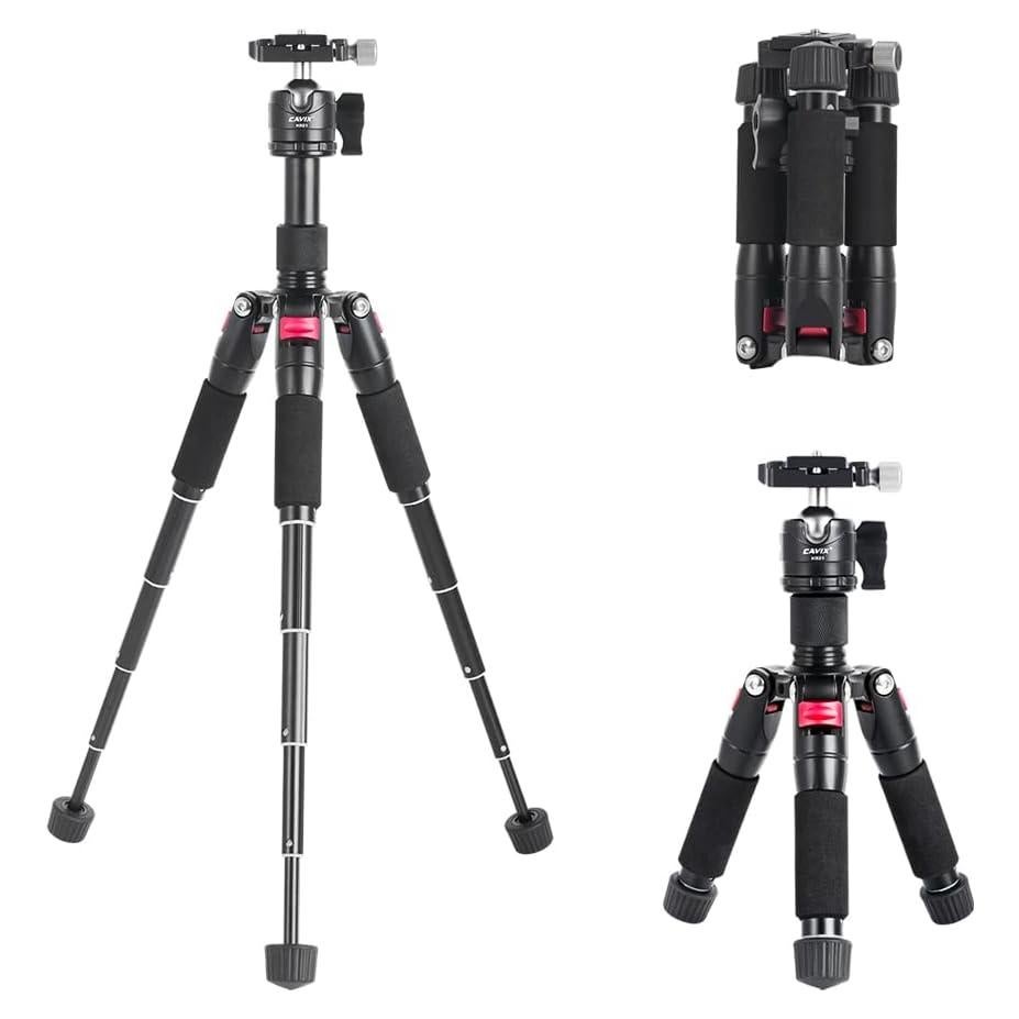 Trípode Mini de Escritorio CAVIX K521 50cm 360° Cabezal