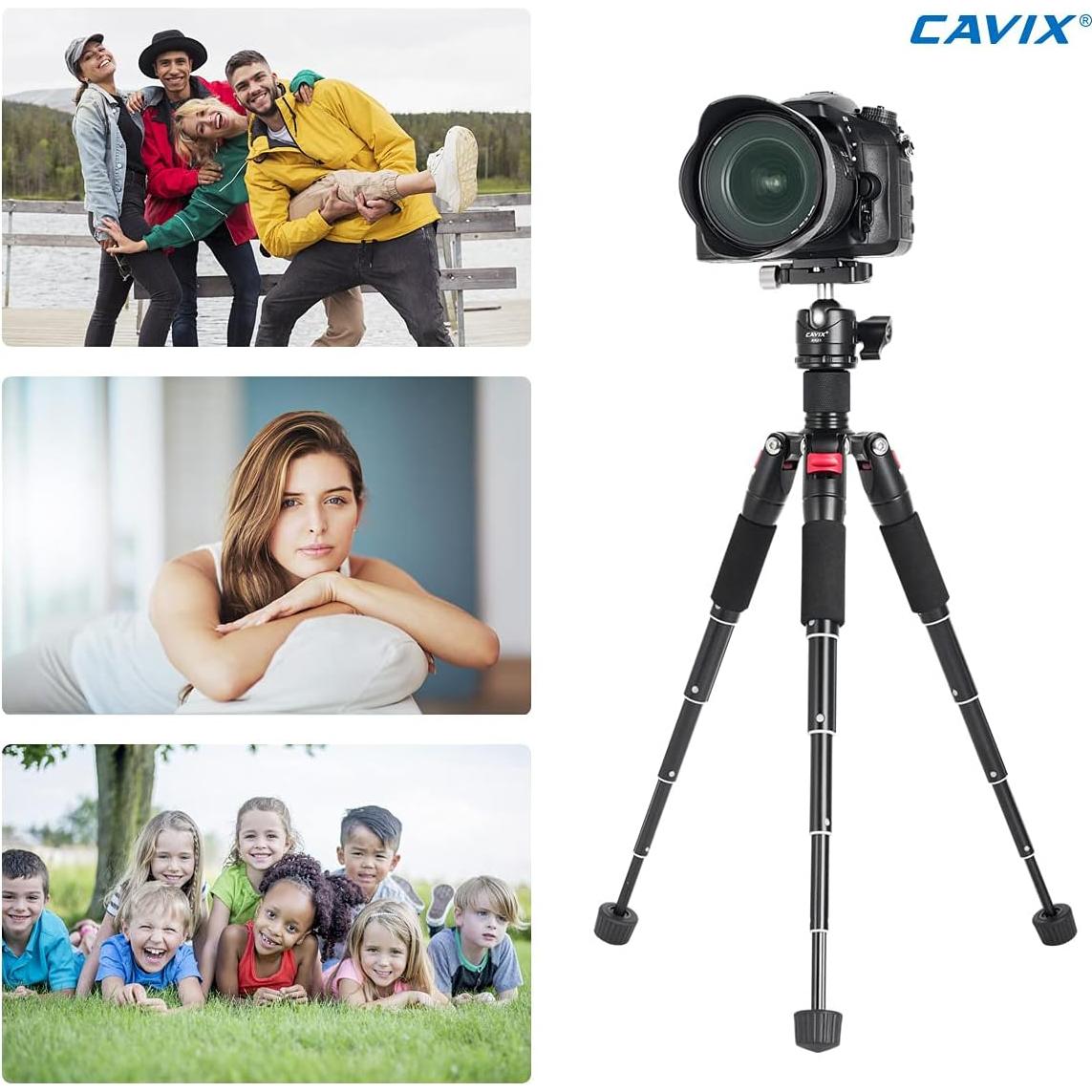 Trípode Mini de Escritorio CAVIX K521 50cm 360° Cabezal